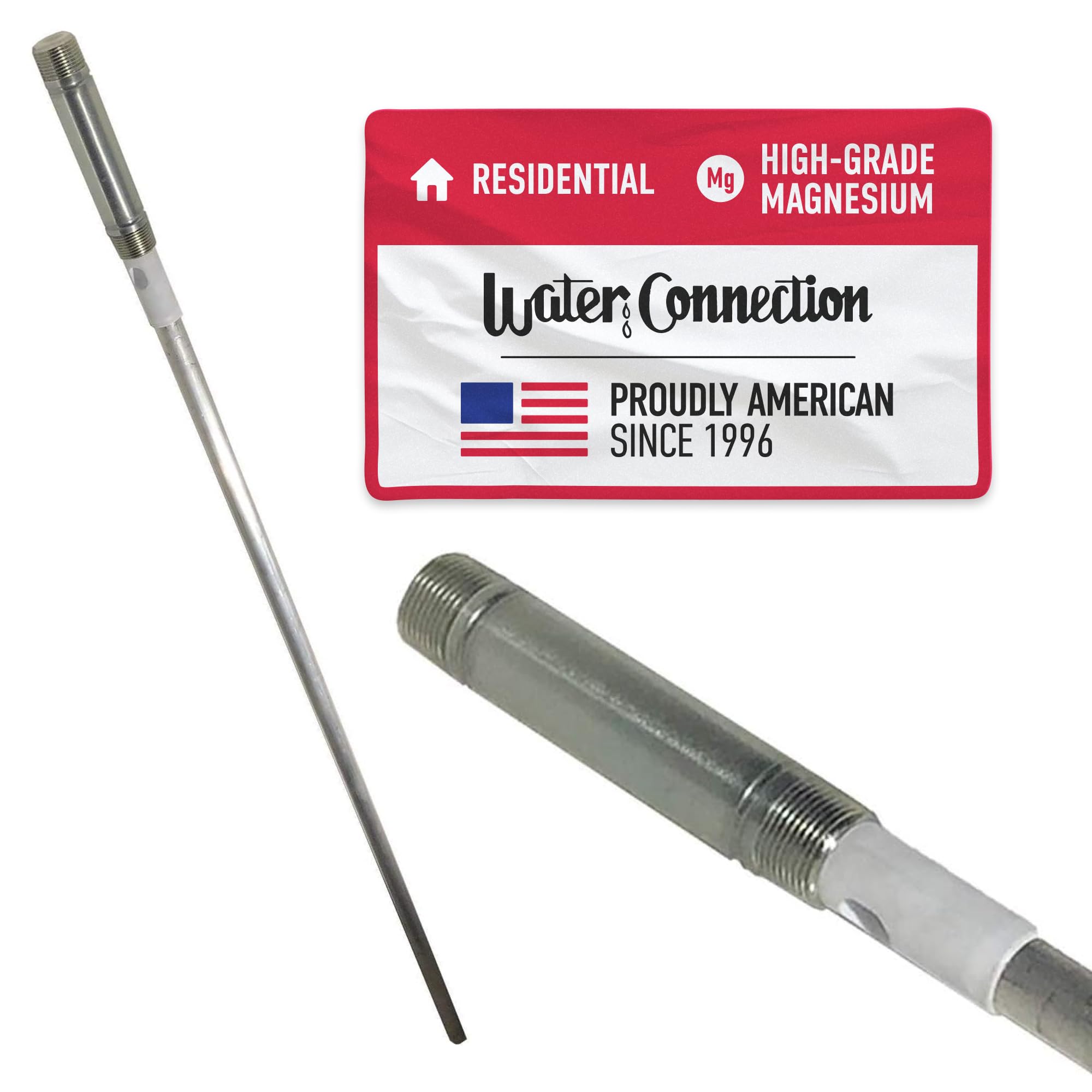 Water Connection, Anode Rod For Bradford White Water Heater, High